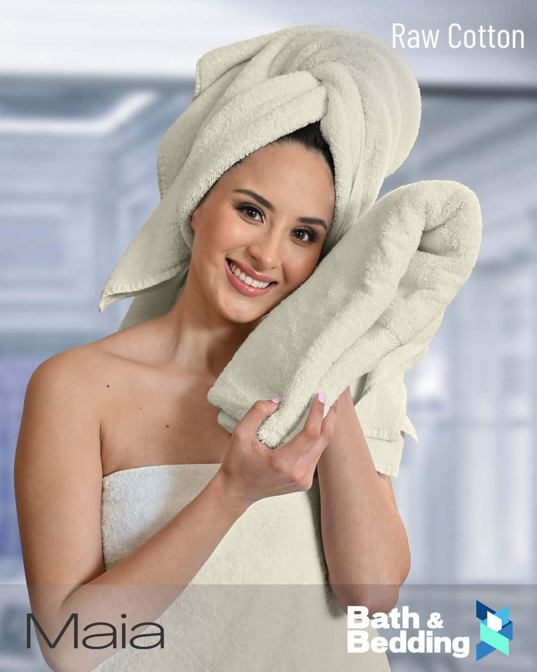 BIG SIZE TOWEL RAW COTTON